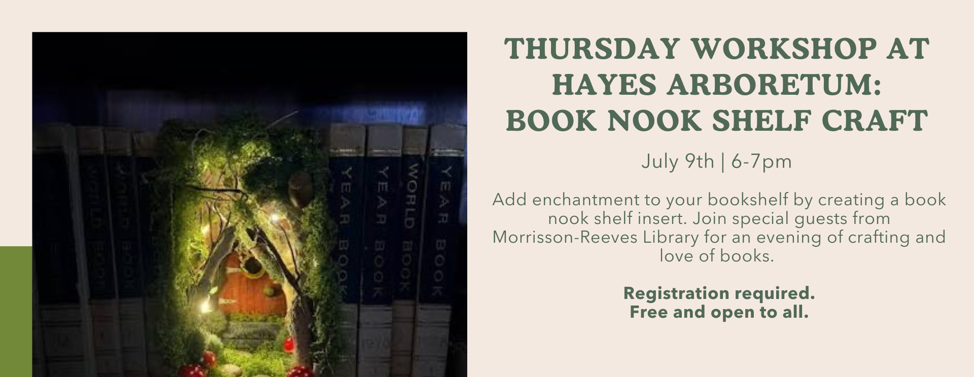 Thursday Workshop: Book Nook Shelf Insert Craft